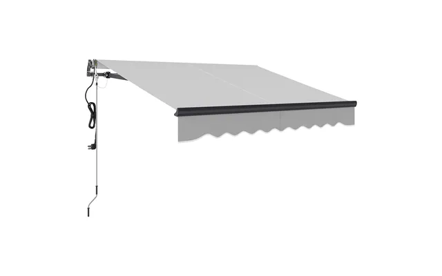 Outsuny Retractable Awning Uv30 - Waterproof Awing For Patio Garden Window product image