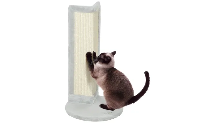 Pawhut 56cm Corner Cat Scratching Post With Sisal Scratching Pad - Grey Aosom Uk