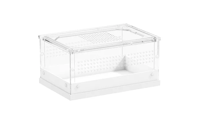 Pawhut Acrylic Reptile Terrarium With Top Sliding Door - Vents
