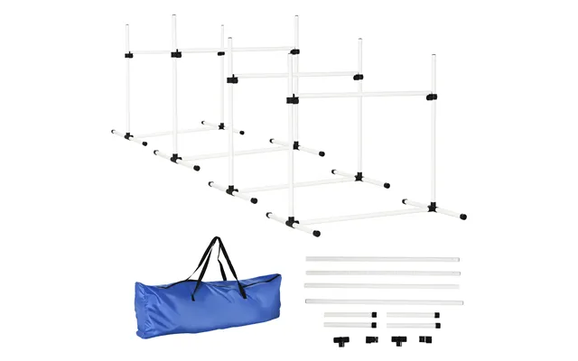 Pawhut Canine Agility Set-white