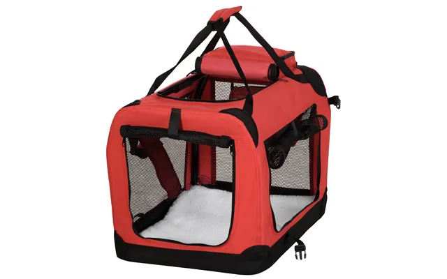Pawhut Cat Carrier Backpack Dog Backpack Carrier Foldable Pet Carrier With Breathable Mesh Window & Top Bags For Carryin