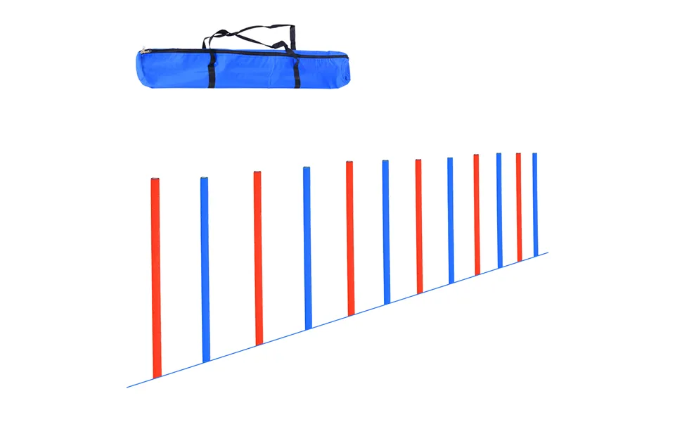 Pawhut Comprehensive Pet Agility Training Set - Outdoor Run And Jump Course Kit For Dogs Aosom Uk