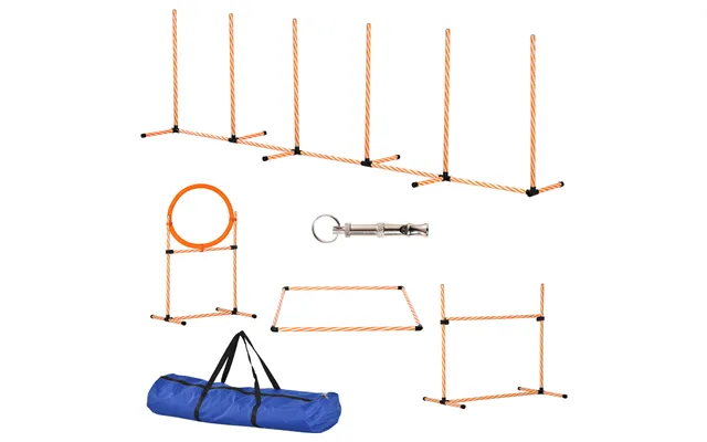 Pawhut Dog Agility Training Kit - Pet Play Run Jump Equipment