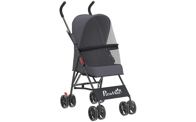 Pawhut Dog Stroller - Foldable Cat Dog Pram For Miniature Breeds