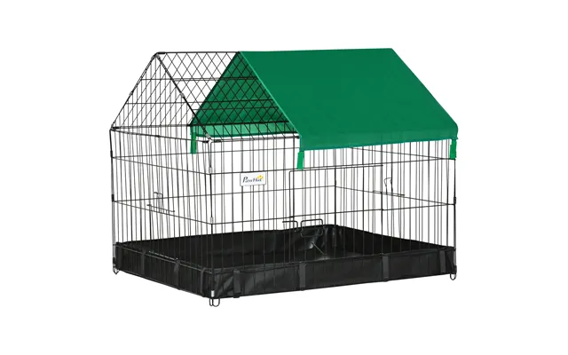 Pawhut Guinea Pig Habitat - Leak-proof Small Animal Cage