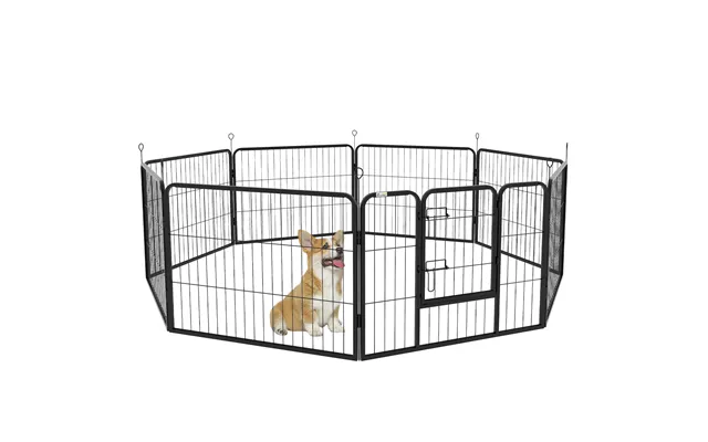 Pawhut Heavy-duty Dog Playpen - 8 Panel Steel Pet Exercise Pen