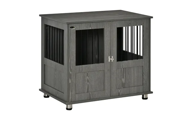 Pawhut Pet Kennel End Table - Dog Crate Furniture For Small And Medium Dogs