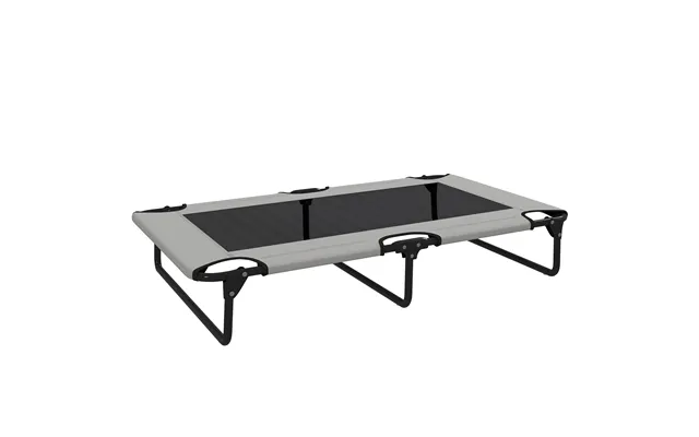 Pawhut Portable Raised Dog Bed - Elevated Pet Cot With Breathable Mesh For Indoor Outdoor