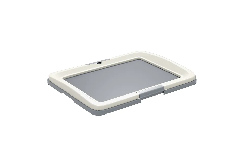 Pawhut Potty Training Puppy For Puppy & Elderly Dogs W Disassemblable Tray & Frame - Dog Toilet Tray For Training Dogs