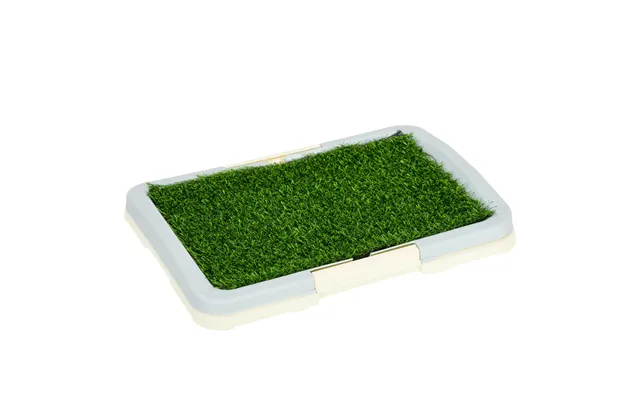 Pawhut Puppy Training Pad Indoor Portable Puppy Pee Pad With Artificial Grass - Grid Panel
