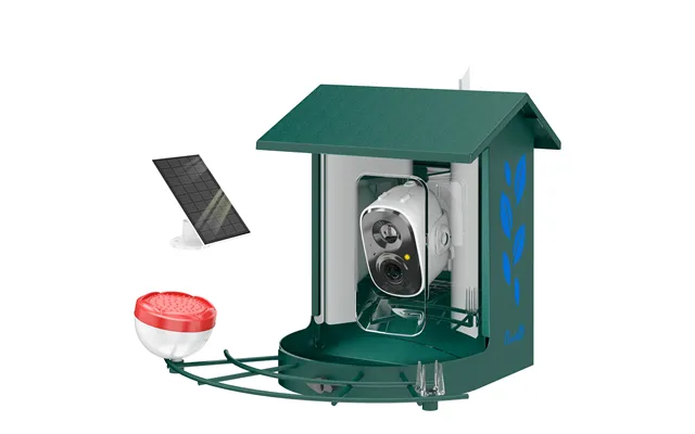 Pawhut Smart Bird Feeder Camera 2k Hd With Ai Identifies 16,000 Species - 2k Hd Auto Capture Video