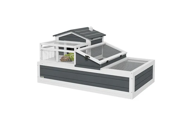 Pawhut Tortoise House 3-room With 2 Stories - Ladder product image