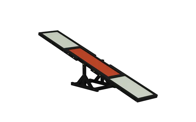 Pawhut Wooden Pet Seesaw For Big Dogs, Dog Agility Equipment With Anti-slip Surface - Black Aosom Uk