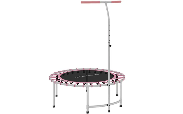 Sportnow 40 Fitness Trampoline - Mini Rebounder Trampoline For Adults With 5-level Adjustable Handle