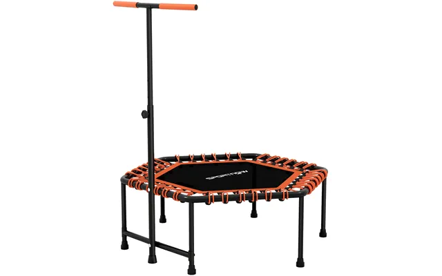 Sportnow 45 Rebounder Trampoline For Adults - Quiet Bungee Rebounder With Led Lights And Adjustable Handle