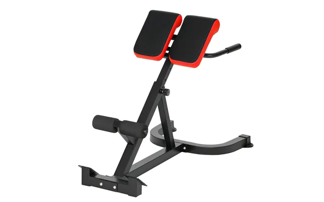 Sportnow 45-degree Hyperextension Roman Chair - 5-level Adjustable Back Extension Bench