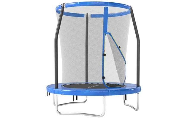 Sportnow 6ft Trampoline With Safety Enclosure Net - Steel Frame Outdoor Trampoline