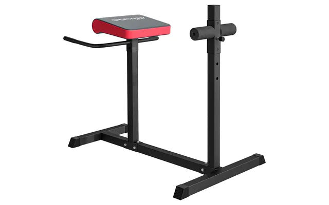 Sportnow Back Extension Roman Chair - Hyperextension Bench With Adjustable Leg Roller For Back