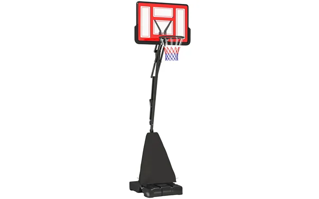 Sportnow Basketball Hoop Outdoor - Height Adjustable Basketball Hoop And Stand With Weighted Base