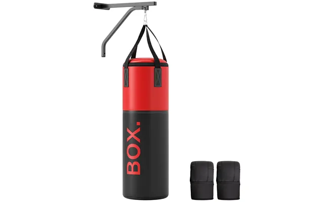Sportnow Unfilled Punching Bag Set With Boxing Bag Bracket - Boxing Gloves