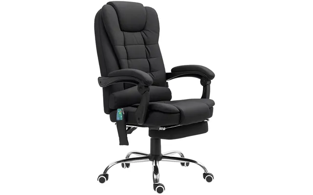 Vinsetto Heated 6 Points Vibration Massage Executive Office Chair Adjustable Swivel Ergonomic High Back Desk Chair With 