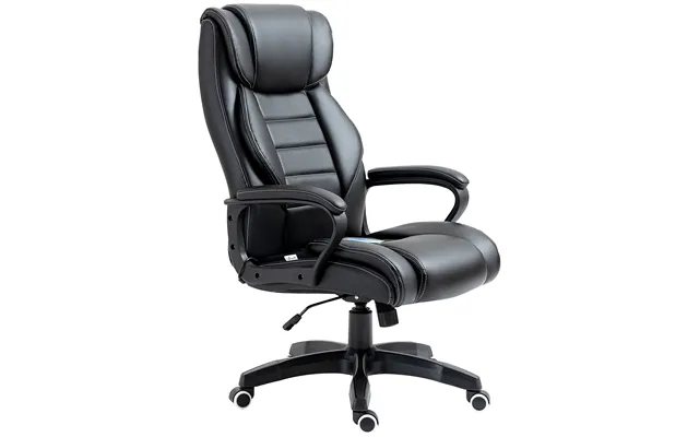 Vinsetto High Back Massage Office Chair With 6-point Vibration - Executive Office Chair W Extra Padded Swivel