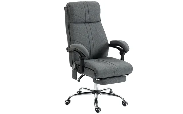 Vinsetto High Back Vibration Massage Office Chair With Footrest - Heated