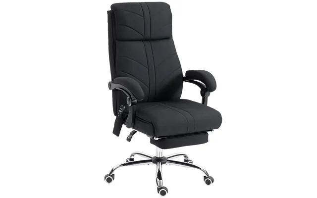 Vinsetto High Back Vibration Massage Office Chair With Footrest - Heated
