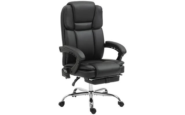 Vinsetto Six Point Vibrating Massage Office Chair - Black