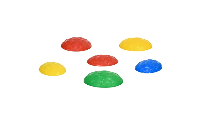 Zonekiz 6pcs Kids Stepping Stones With Non-slip Mats - Balance River Stones Indoor Outdoor Sensory Toys For 3-8 Years Ol
