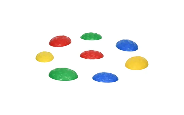 Zonekiz 8pcs Kids Stepping Stones With Non-slip Mats - Balance River Stones Indoor Outdoor Sensory Toys For 3-8 Years Ol