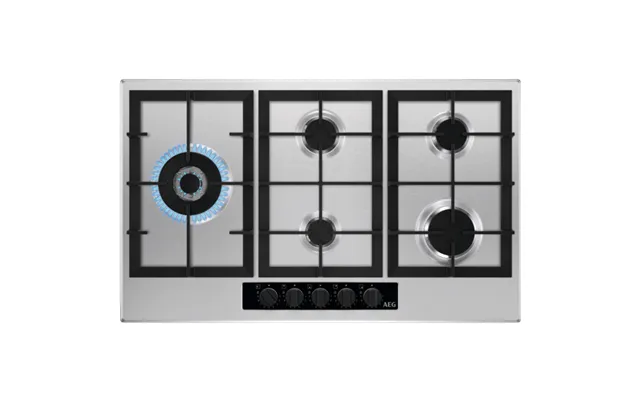 Aeg Hgb95522ym 6000 Slim Line Gas Hob 90cm