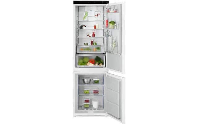 Aeg Nsc7c181ds 177.2cm 7000 Greenzone Integrated Fridge Freezer