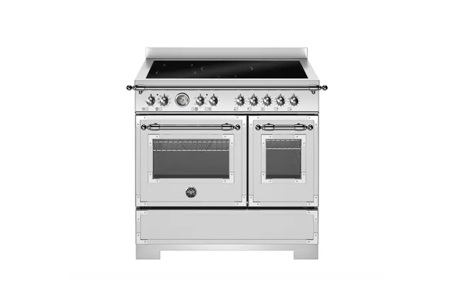 Bertazzoni Her95i2ext2 Heritage Series 90cm Induction Top Electric Double Oven Range Cooker