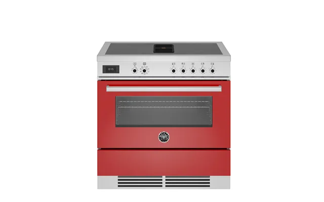Bertazzoni Proch94i1erot Pro Series 90cm Air-tec Induction Top Range Cooker With Integrated Hood And Electric Oven
