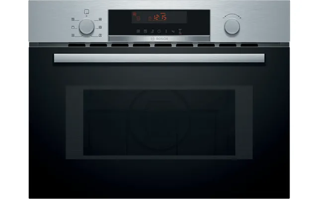 Bosch Cma583ms0b Series 4 Built In Microwave Oven In Black & Stainless Steel