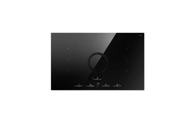 Elica Nt-sw-gl-evo-bl Nikolatesla Switch Glow Evo 83cm Vented Induction Hob With Extractor In Black Glass