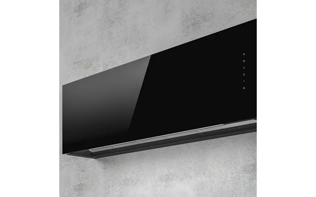 Elica Rules-blk-120 Rules 120cm Built In Extractor Hood In Black Glass