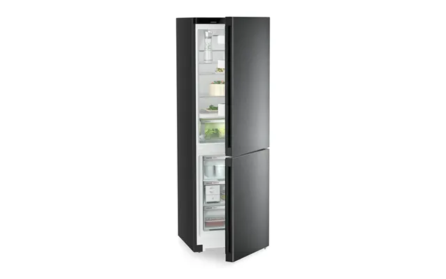 Liebherr Cbnbda 5223 Plus Freestanding 70 30 Fridge Freezer Frost Free In Black Steel