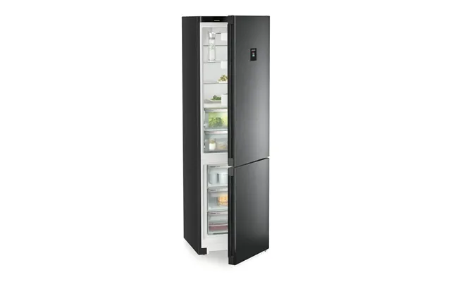 Liebherr Cbnbdc 573i Plus Freestanding 70 30 Fridge Freezer Frost Free In Blacksteel