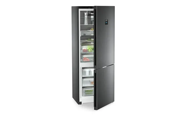 Liebherr Cbnbsc 778i Peak Freestanding 70 30 Fridge Freezer Frost Free In Blacksteel