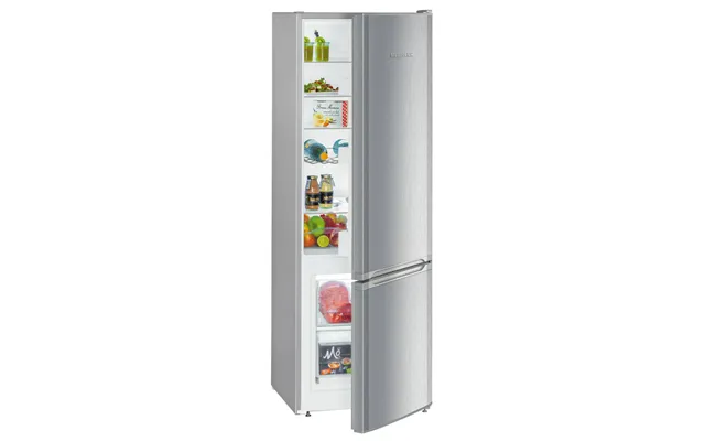 Liebherr Cuele 2831 Comfort Freestanding 70 30 Smartfrost Fridge Freezer In Silver