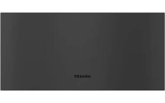 Miele Esw 7020 Obsidian Black Matt 29cm High Handleless Gourmet Warming Drawer
