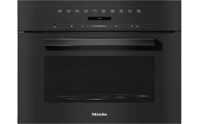 Miele M 7244 Tc Obsidian Black Built-in Microwave Oven