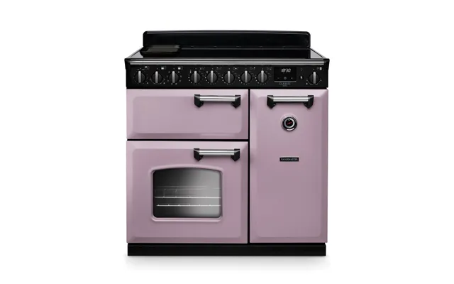 Rangemaster Cldl90eiphth Cm1 Classic Deluxe 90cm Induction Range Cooker In Heather Chrome Trim
