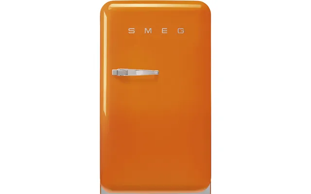 Smeg Fab10ror6 50's Style Freestanding 55cm Fridge With Ice Box Right Hand Hinge In Orange