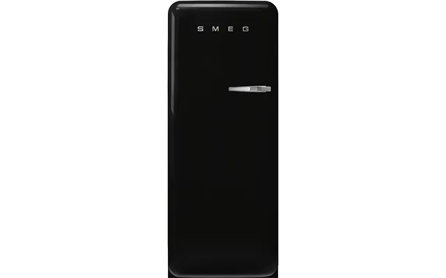 Smeg Fab28lbl6uk 50's Style Freestanding 60cm Fridge With Ice Box Left Hand Hinge In Black