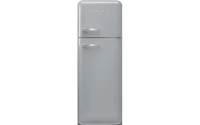 Smeg Fab30rsv6uk 50's Style 60cm Freestanding Fridge Freezer Right Hand Hinge In Silver