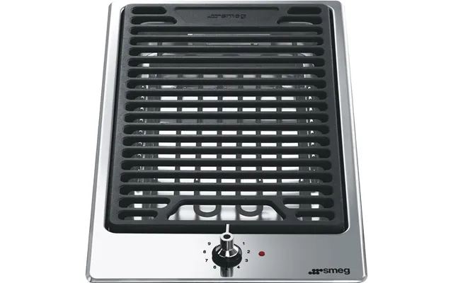 Smeg Pgf30b 30cm Domino Lava Stone Grill