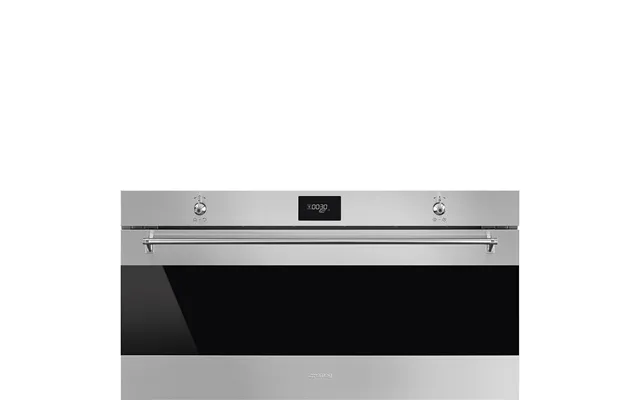 Smeg Sfpr9301tx 90cm Classic Built In Reduced Height Single Oven With Pyrolytic Cleaning In Stainless Steel